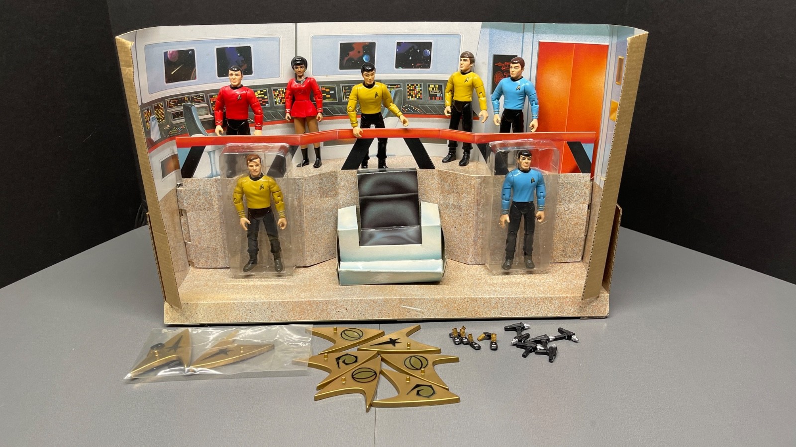 1993 Playmates Classic Star Trek  Bridge Collector 7 Figures
