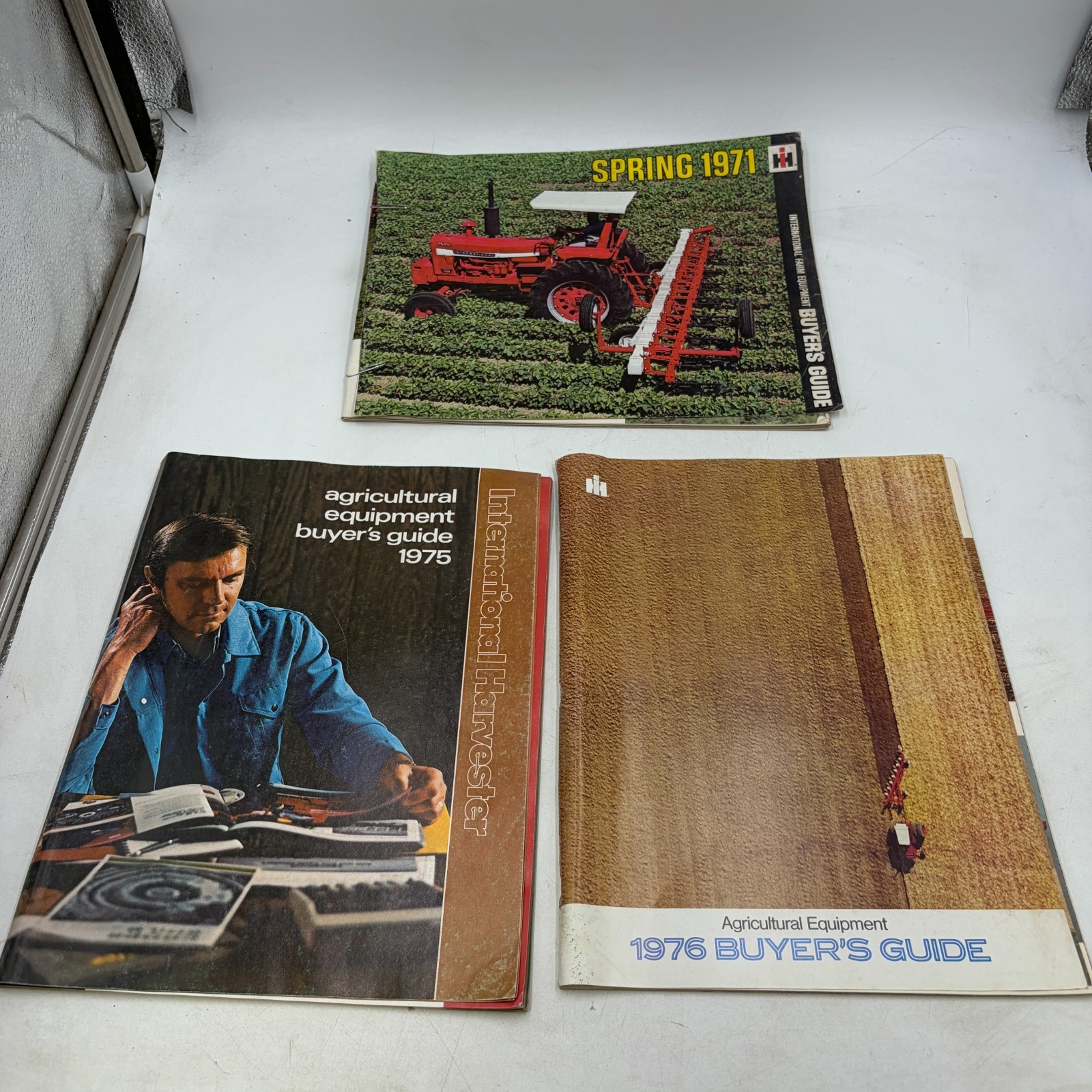 3 International Spring 1971 1975 1976 Buyer Guides Sales Brochures