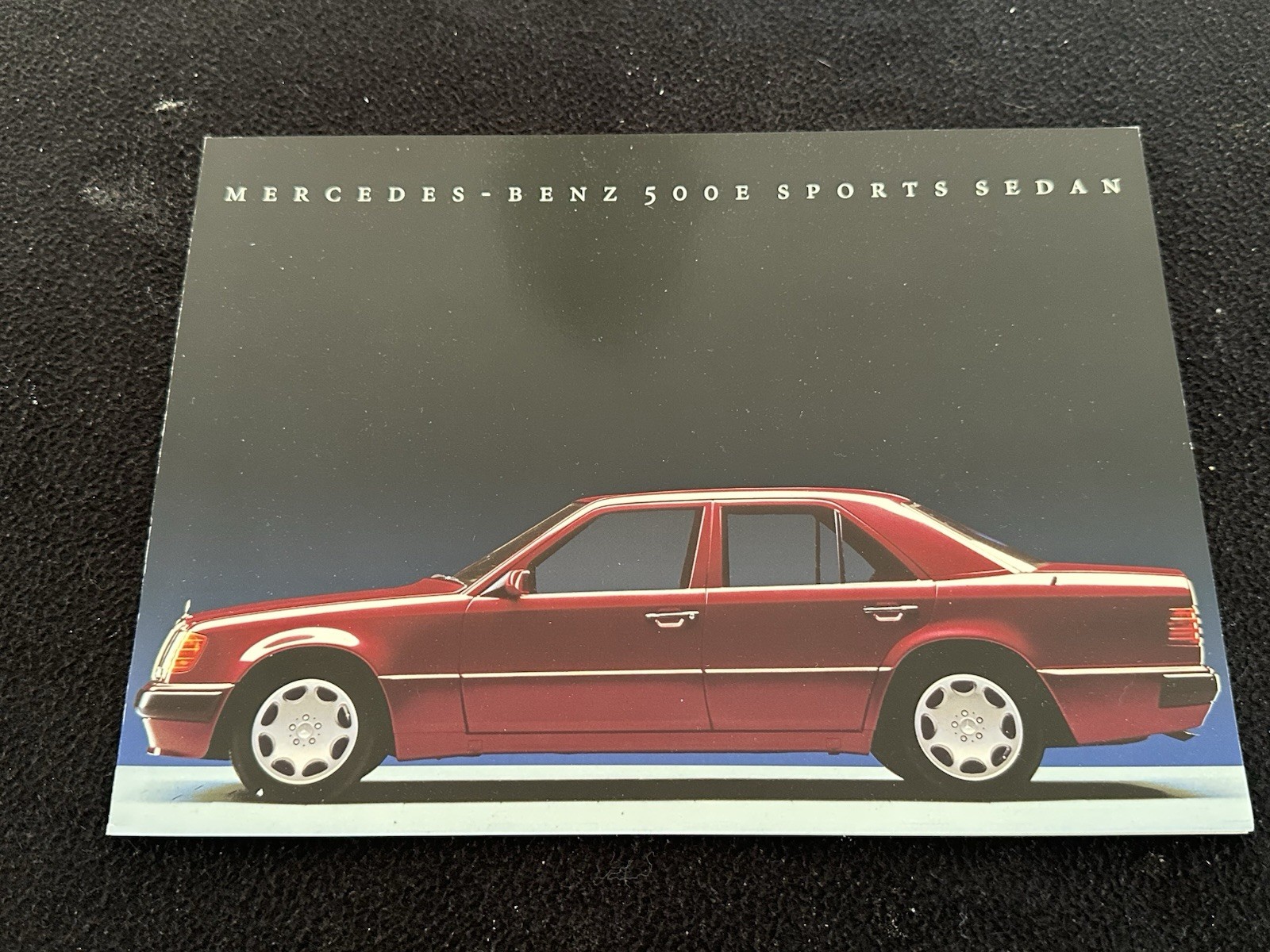 1991-1994 Mercedes Benz 500E Rare Intro Brochure W124 E500 V8 Sales Catalog