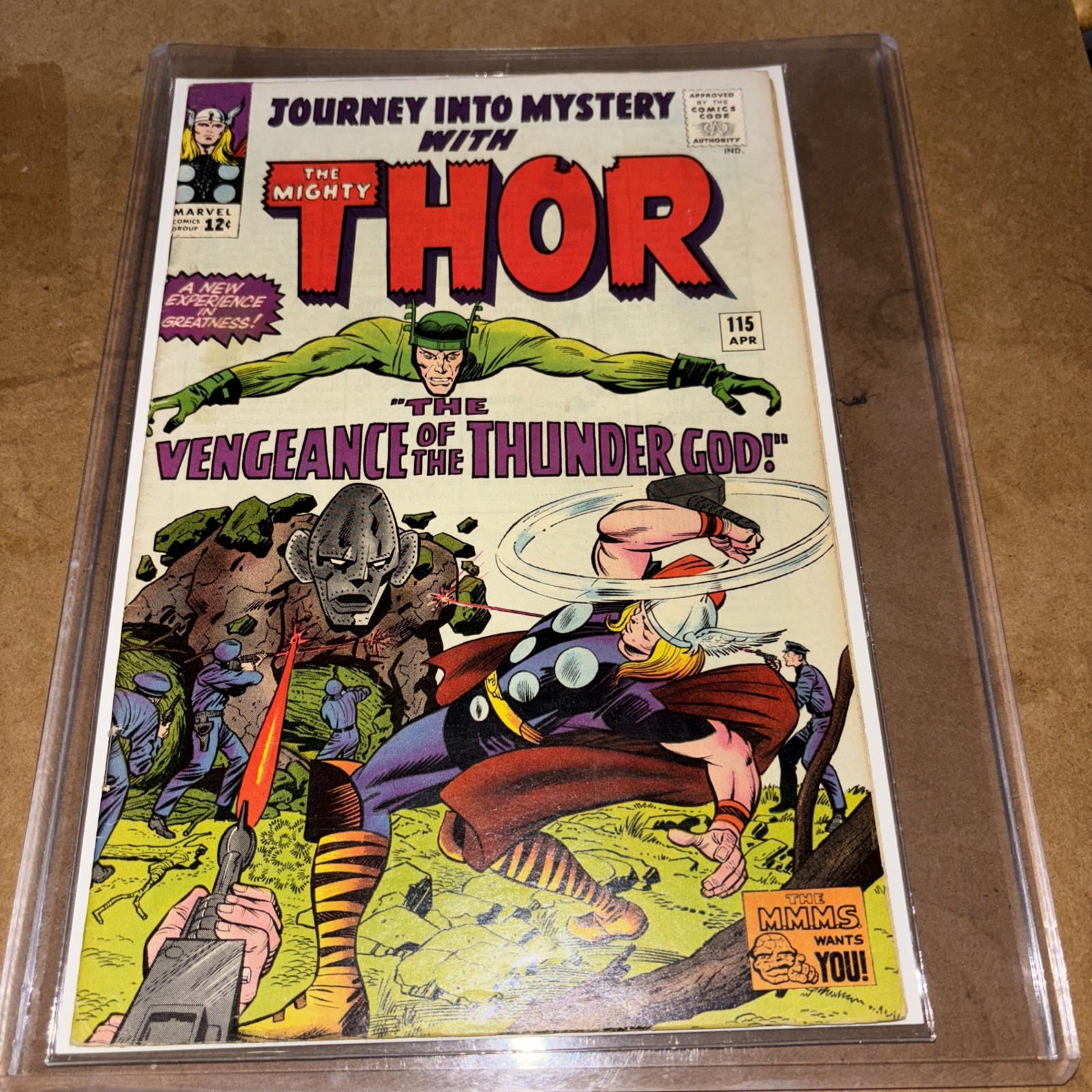 Journey Into Mystery #115 - Origin of Loki - Marvel Silver Age FN/VF