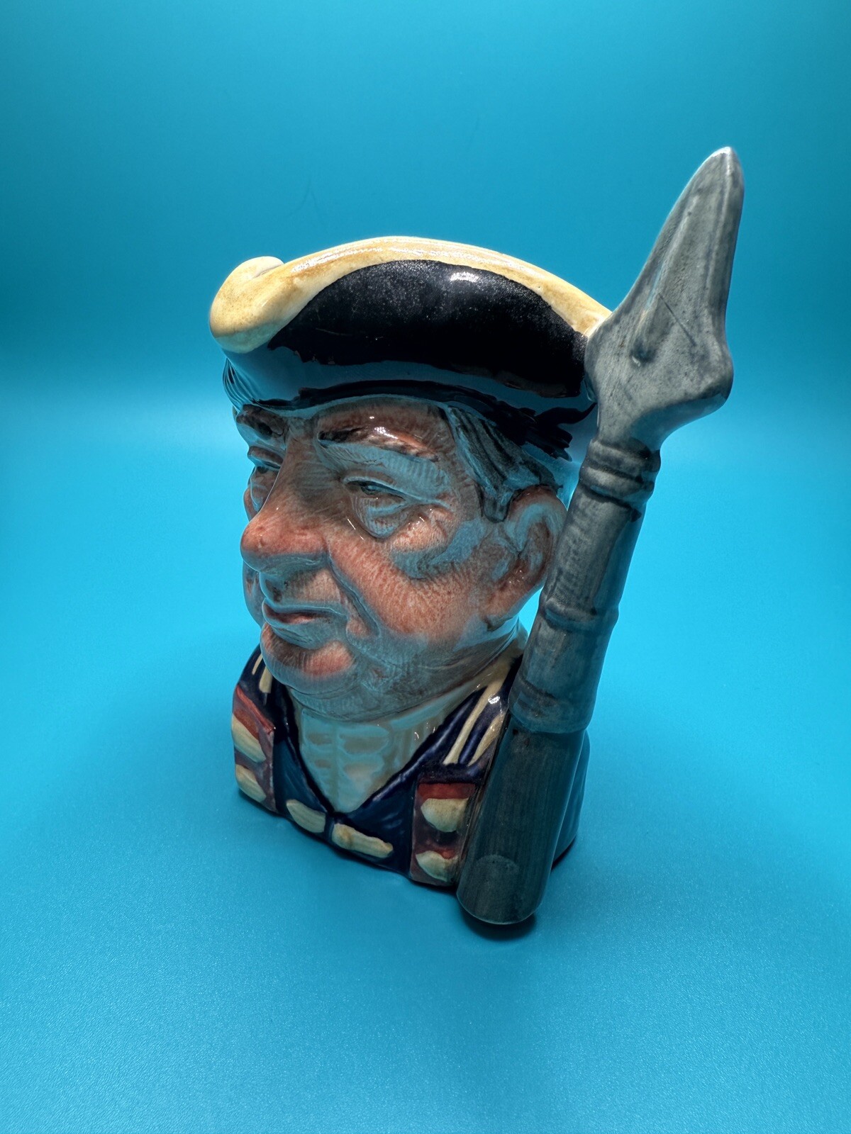 “Vintage Royal Doulton ‘Guardsman’ Character Jug – Williamsburg Collection”