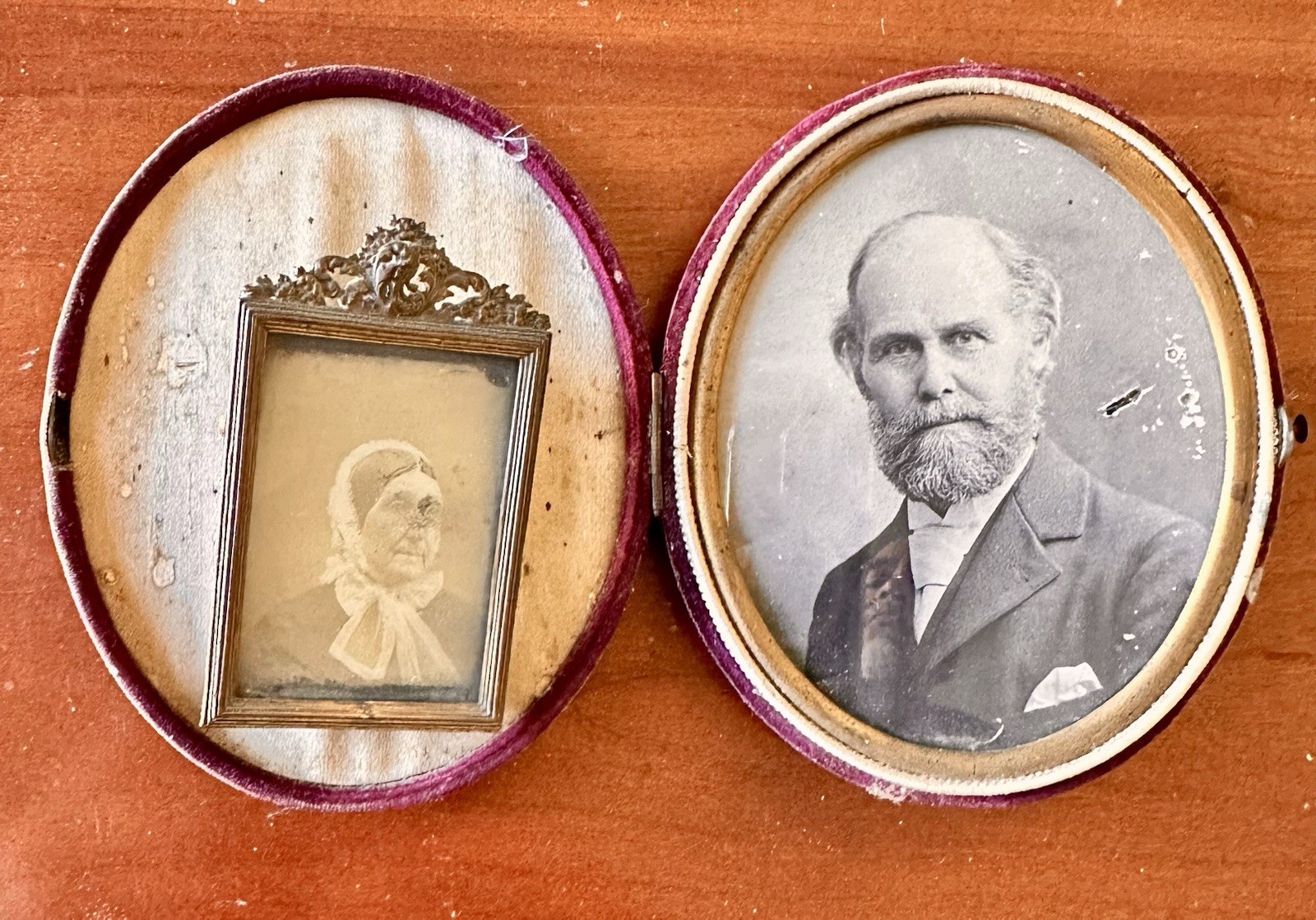 Lot of Antique Photos Estate of Vice President George Mifflin Dallas Miniature