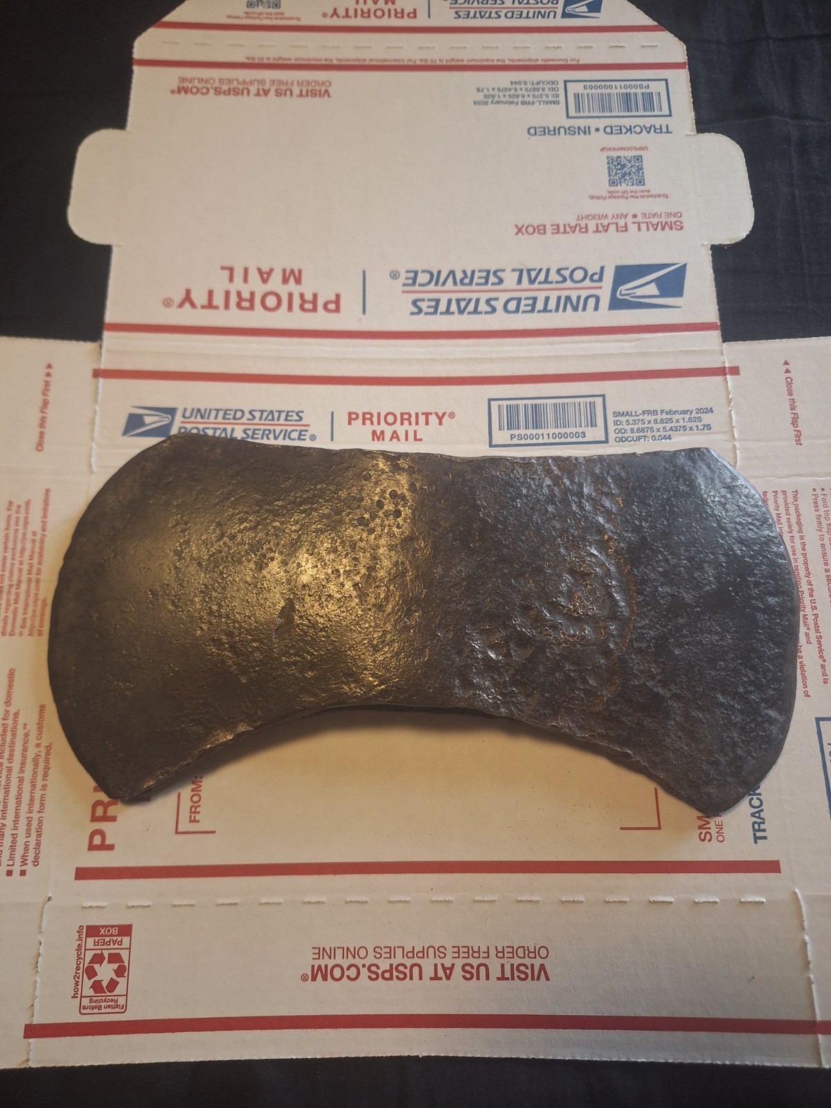 Vintage Sager Chemical DOUBLE BIT AXE HEAD
