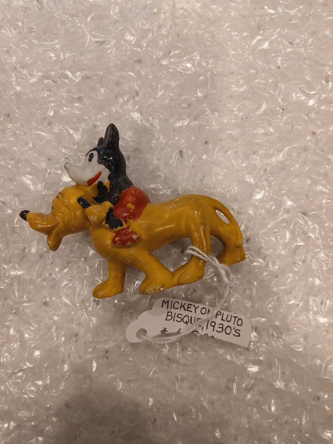 1930's Vintage Mickey On Pluto