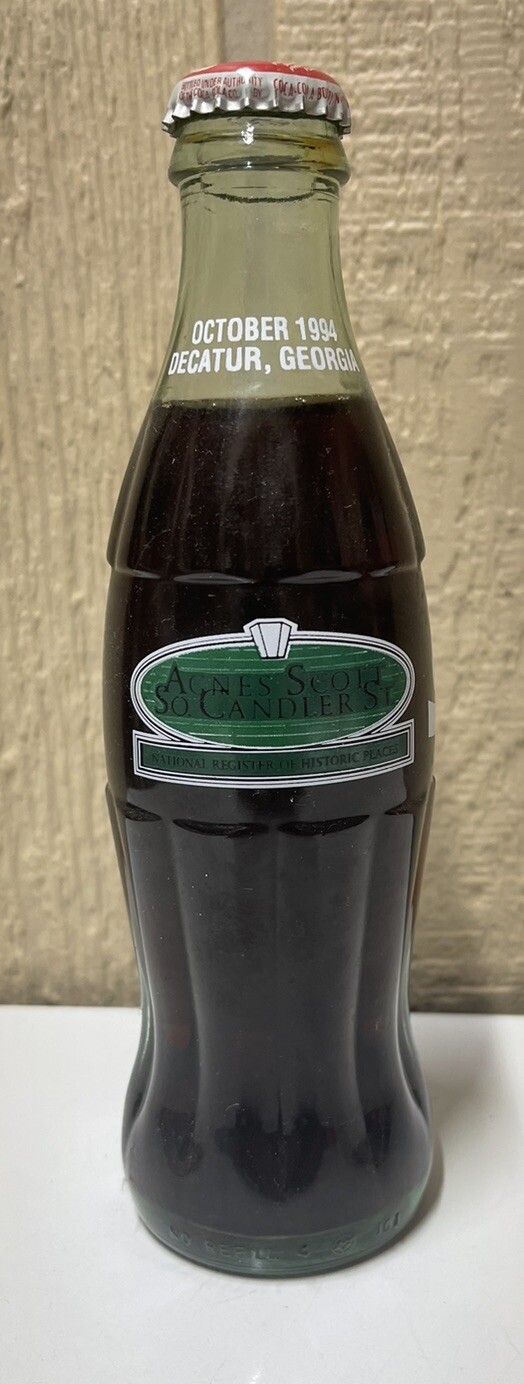 AGNES SCOTT So. Candler St. Bottle @ Georgia, VTG, Seven Sisters Of The South