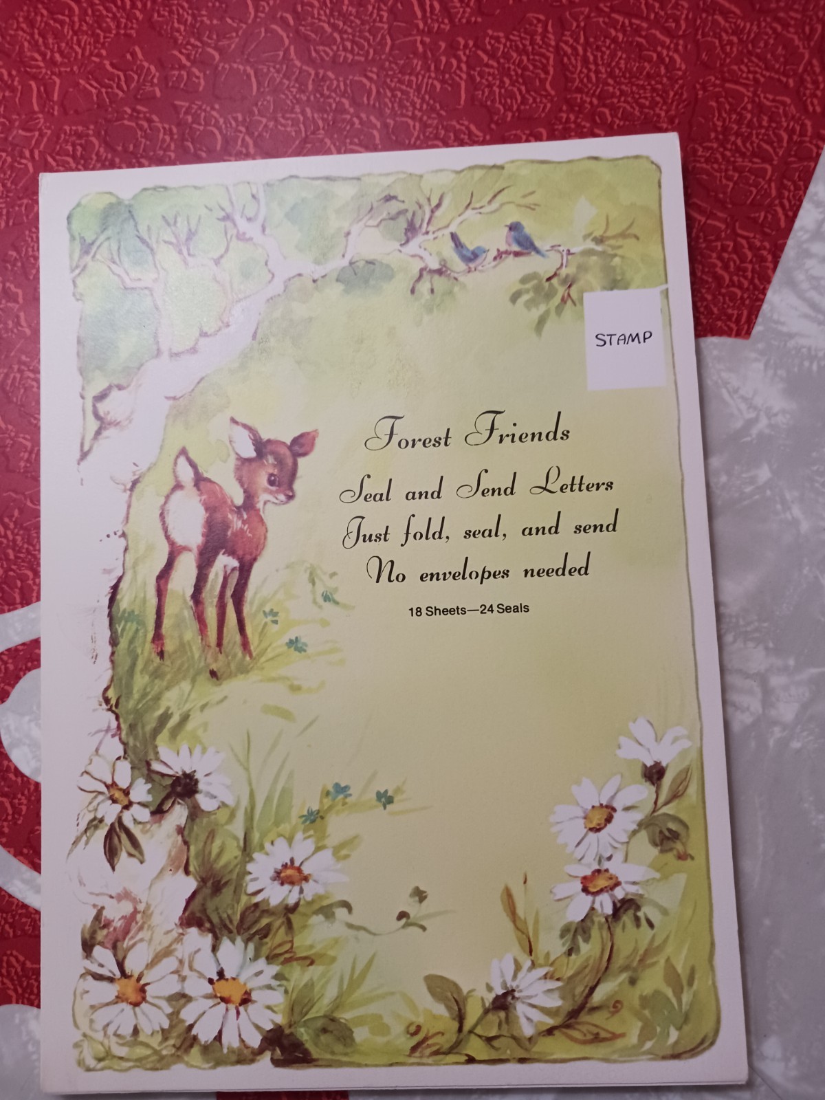 Vintage 1970’s Forest Friends Fold, Seal, and Send Letter Set PLUS 11 Extra