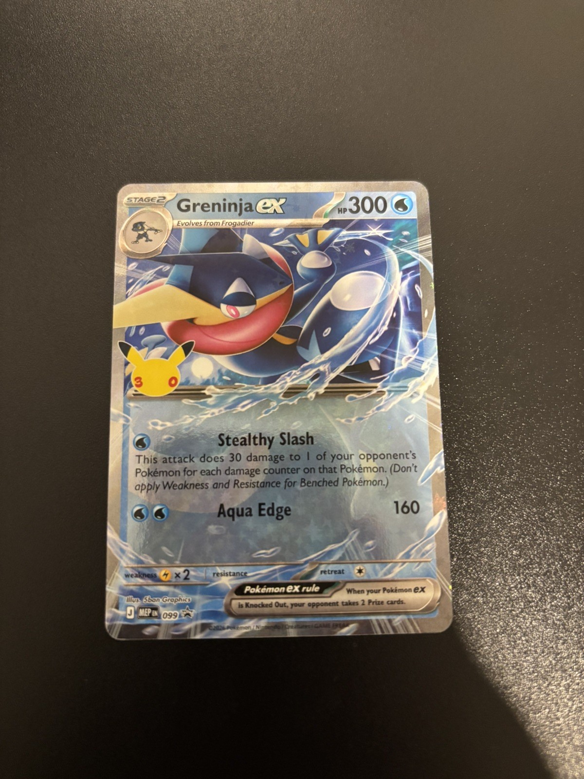 Pokemon Greninja ex 099 PROMO 30th Celebration 