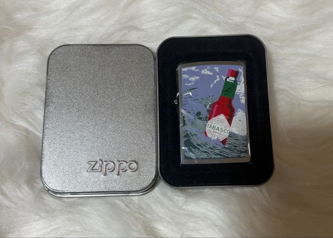 Zippo Tabasco Pop-Art 1997 Unused Collectible with Case scratches