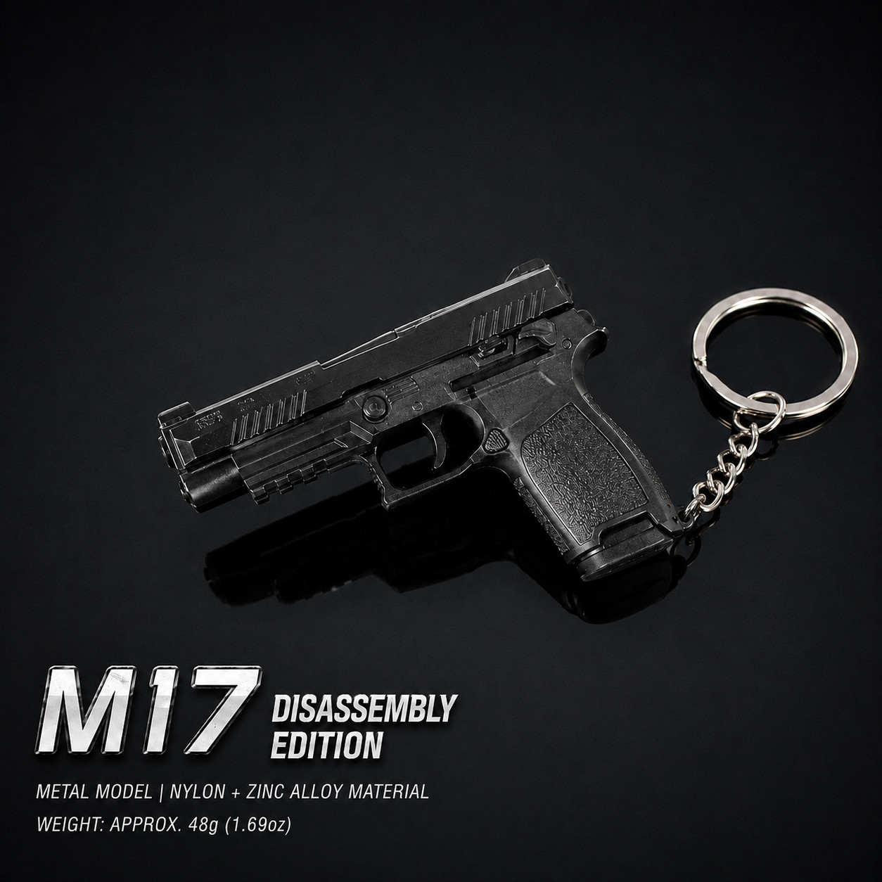 1:3 SIG M17 METAL MODEL KEYCHAIN