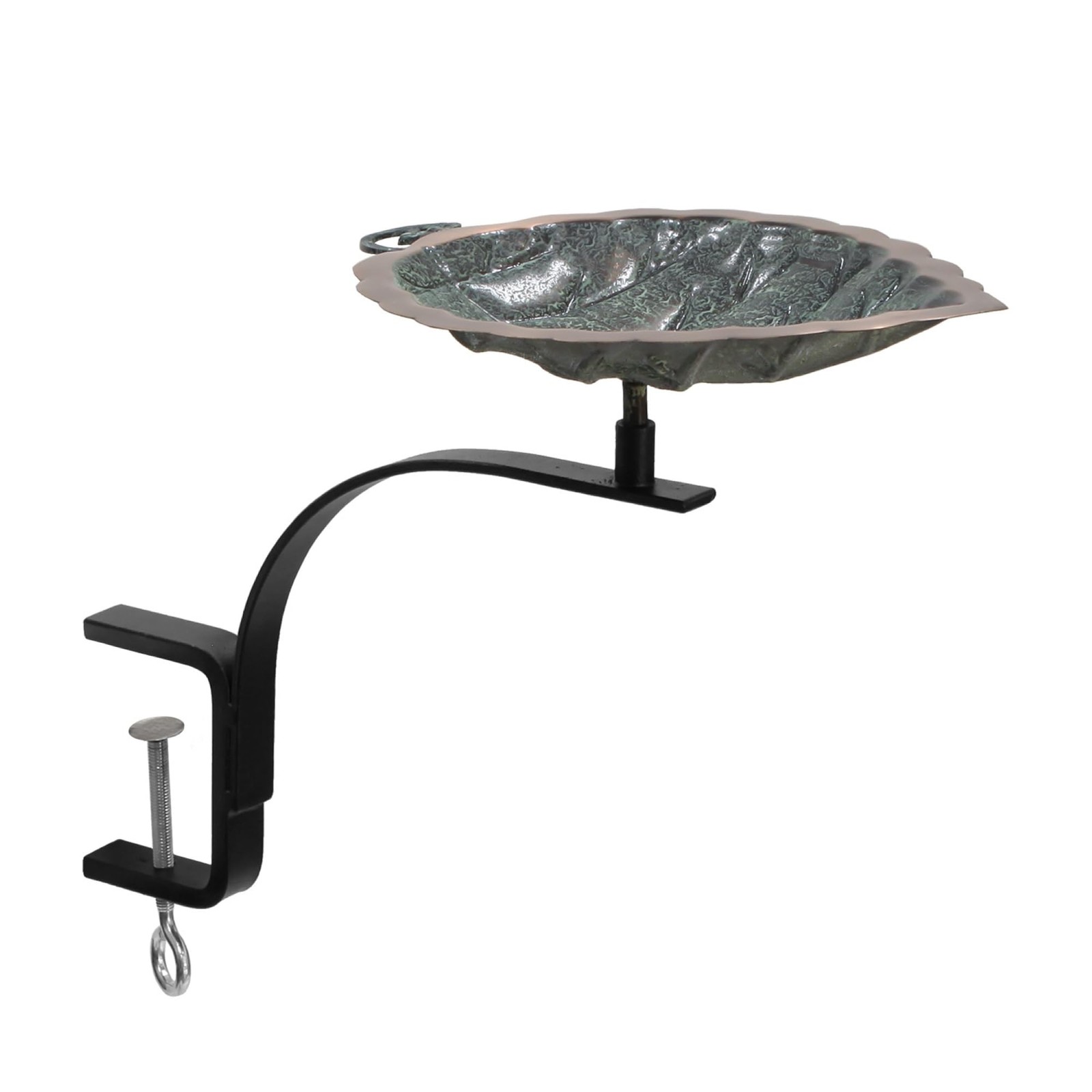 Achla Designs Aspen Leaf Birdbath Rail Mount Bracket