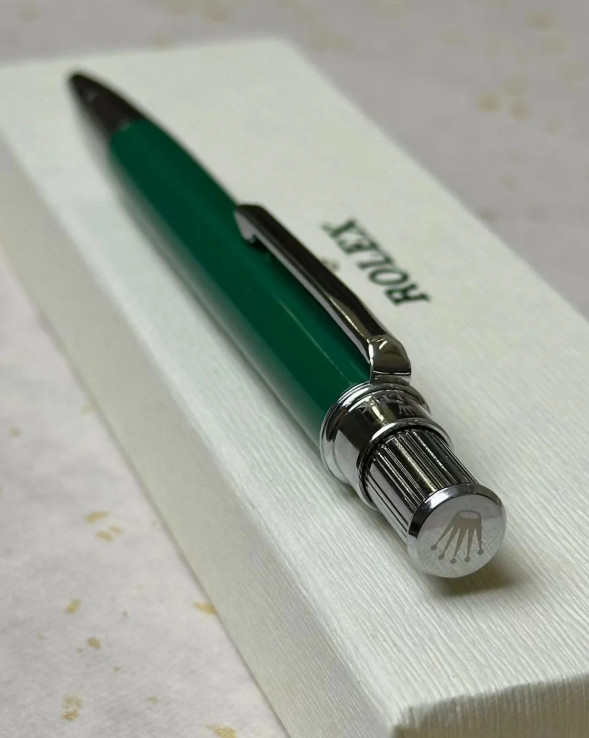 2025 Rolex Submariner Green Ballpoint Pen Oyster Style Luxury Gift New in Box