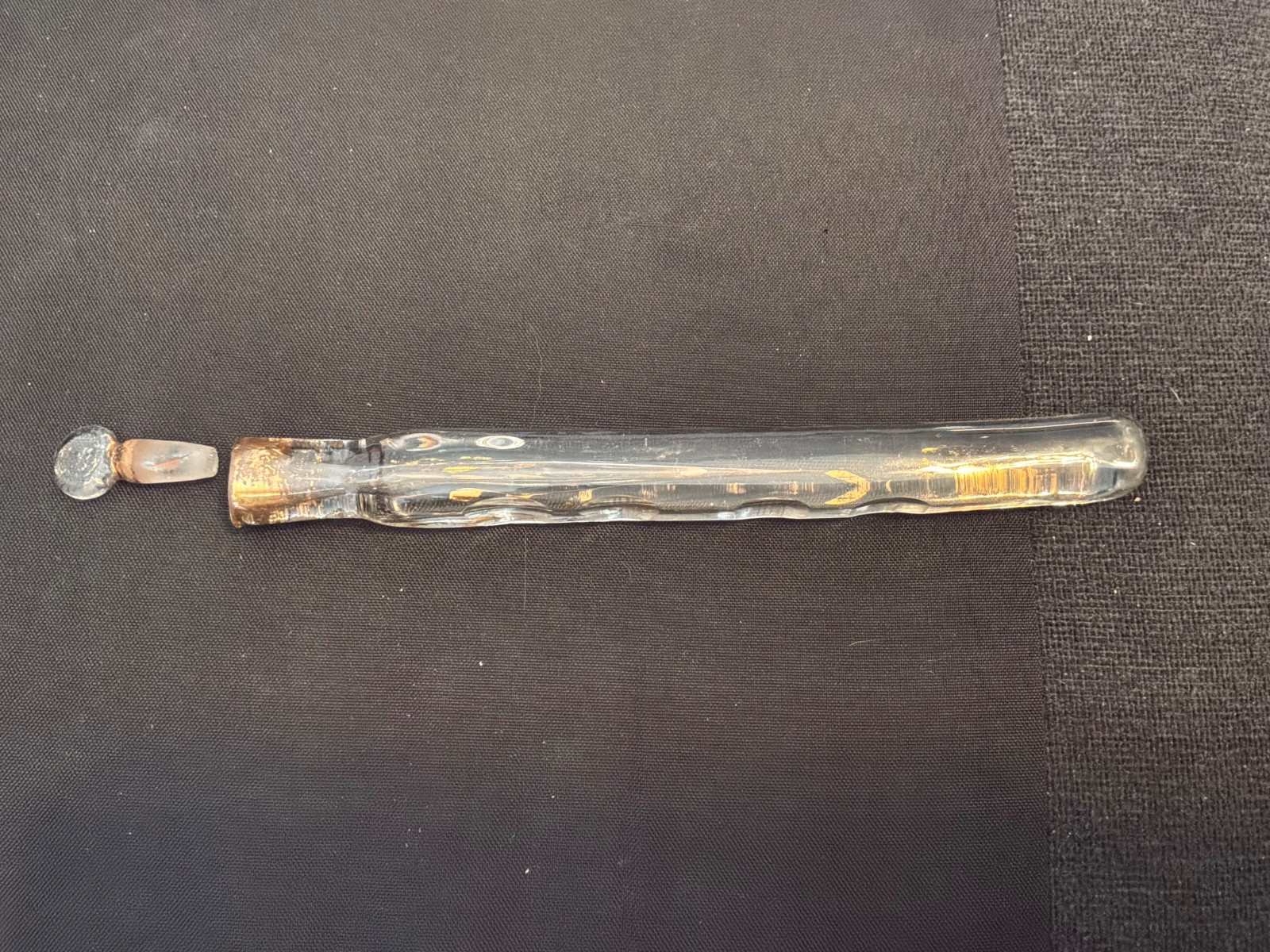 Antique Lay Down Gold Gilt Glass Scent \