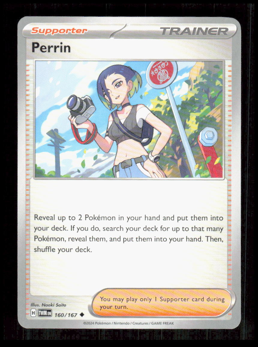 Perrin 160/167 SV06: Twilight Masquerade Pokemon tcg Card CB-1-9-C-23