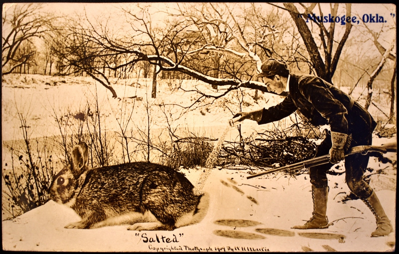 Novelty Photo Postcard - \