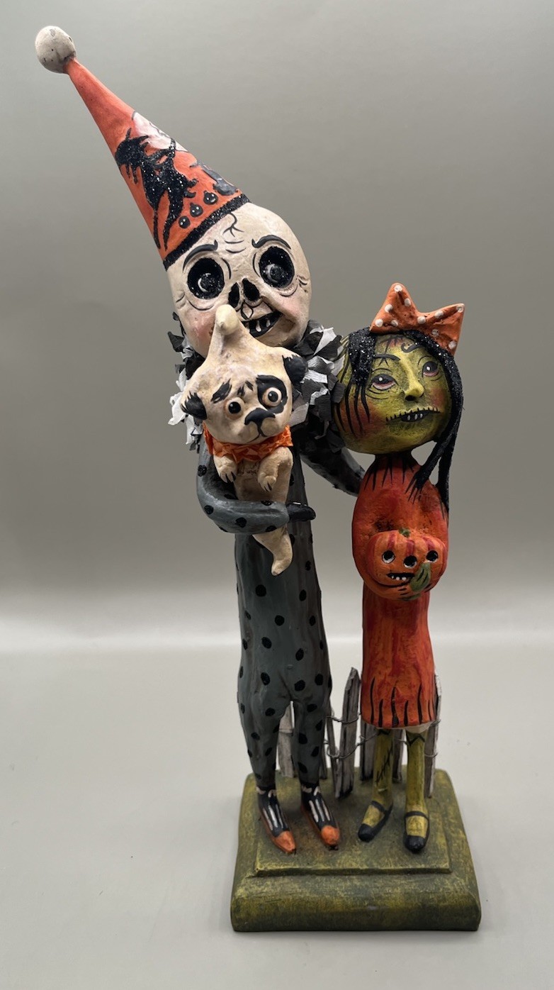 Bethany Lowe Designs Edgar Ellen & Little Poe Halloween Figurine by Debra Schoch