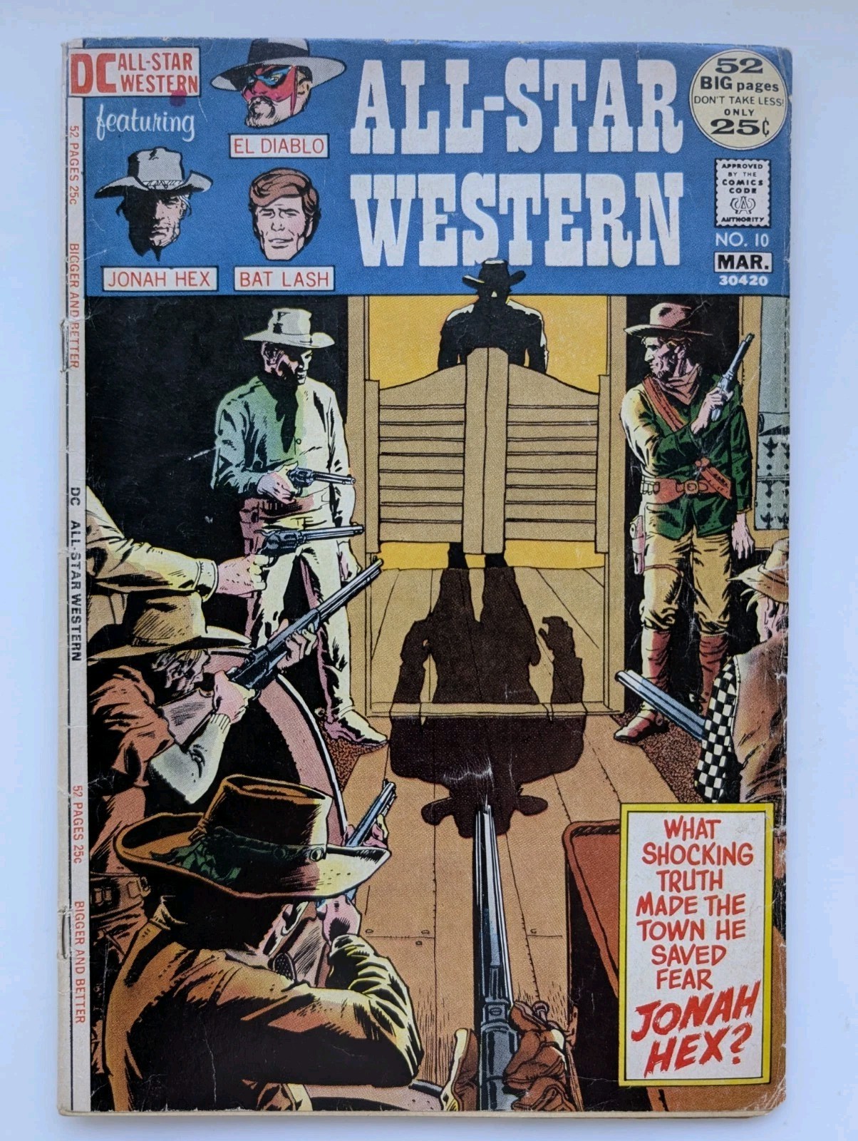 All-Star Western 10 1st Appearance Jonah Hex Key Glossy Mid Grade DC 1972