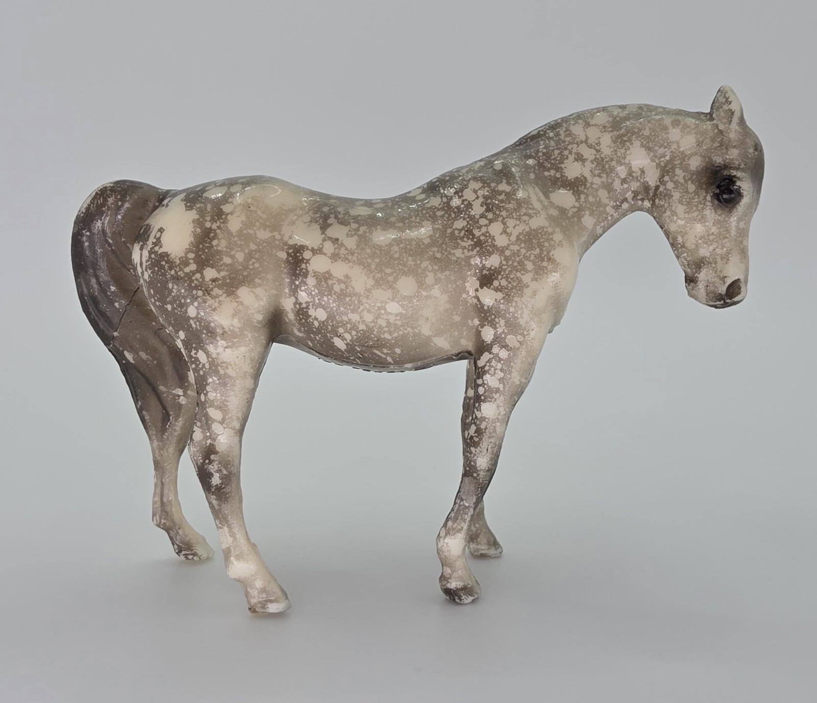 Breyer Stablemates Model Horse WILD DAPPLE GREY ARABIAN MARE #5011 VTG 1975-1976