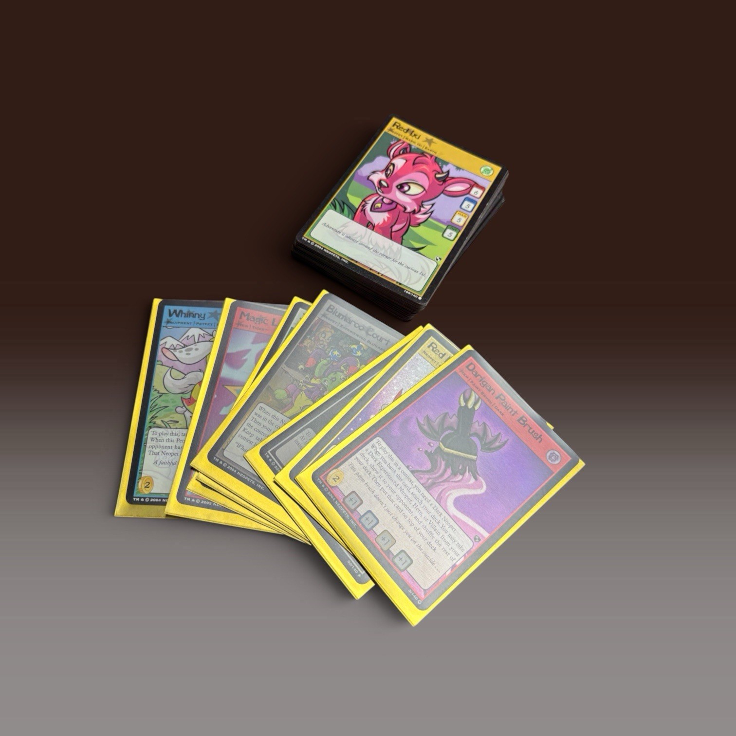 Lot Of 53 Vintage 2003 2004 NeoPets Trading Cards W/ 6 Rare Cards (2 Foils) TCG