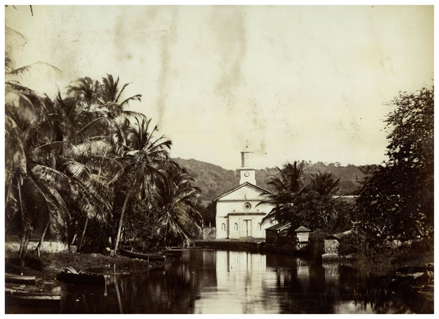 Martinique, Fort-de-France, Chapelle de l'Hôpital de la Marine vintage albu