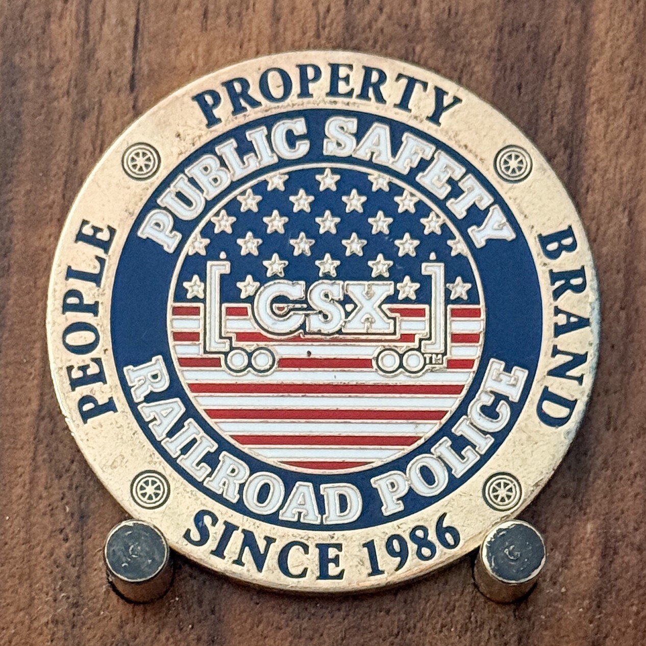 CSX Railroad Police Public Safety Transportation Challenge Coin  M#30
