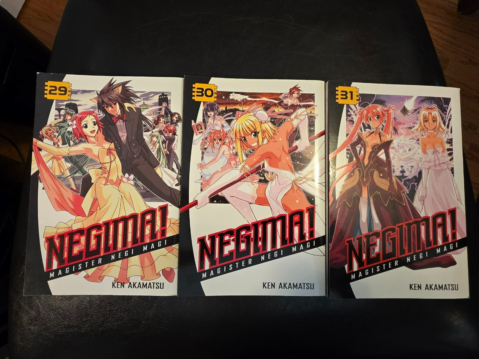 Negima Vol 29 30 31 English Manga Lot 1st Print Kodansha Ken Akamatsu