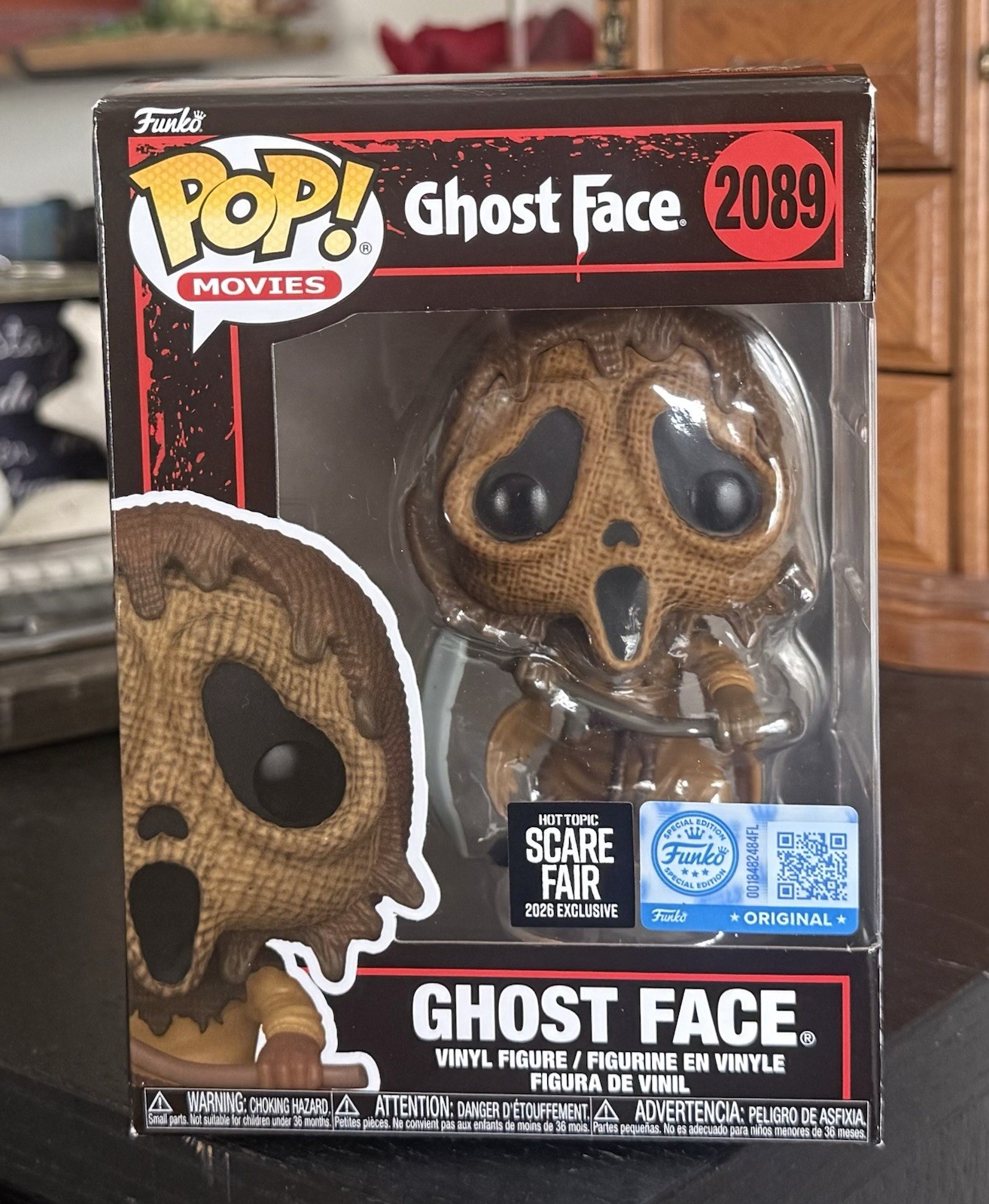 Funko Pop Movies: GHOST FACE #2089 Hot Topic Scare Fair Exclusive 2026 IN HAND