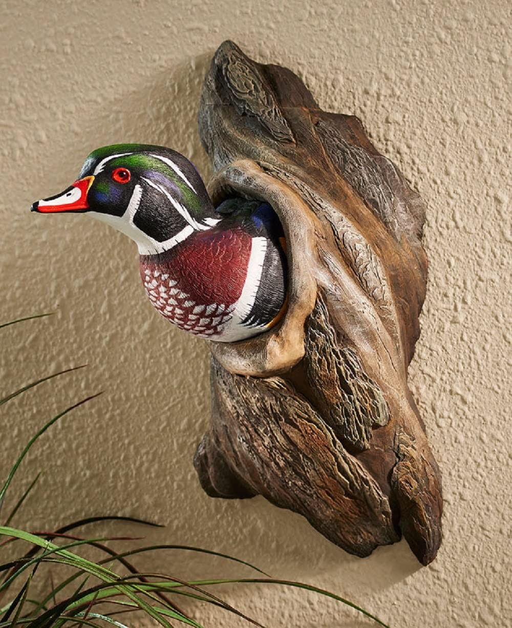 Wild Wings Wildlife D cor Realistic Glass Eyes Wood Multicolor 16 Inch Standard