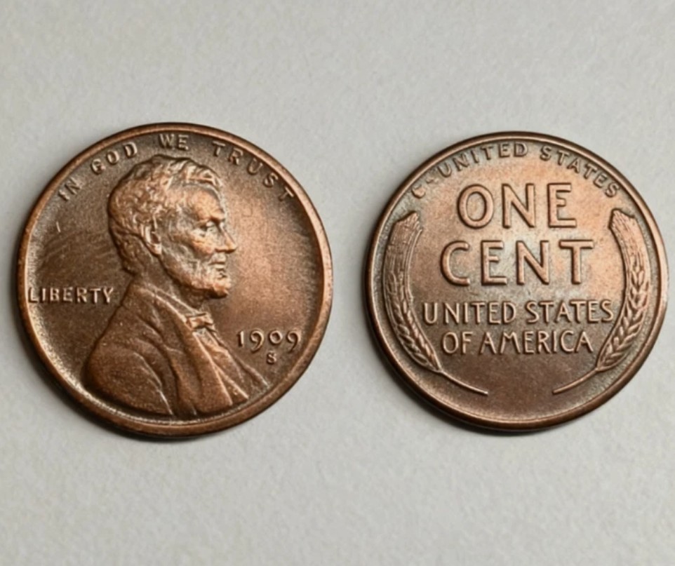 1909-S Lincoln Wheat Cent Penny Rare Sought---As shown in the figure