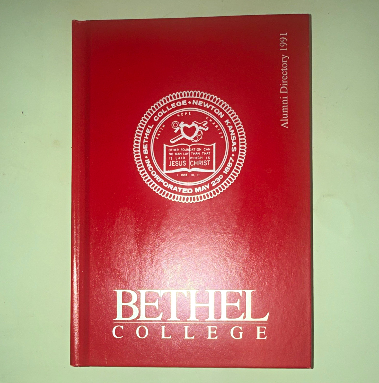 Bethel College Alumni Directory 1991 Hardcover Red