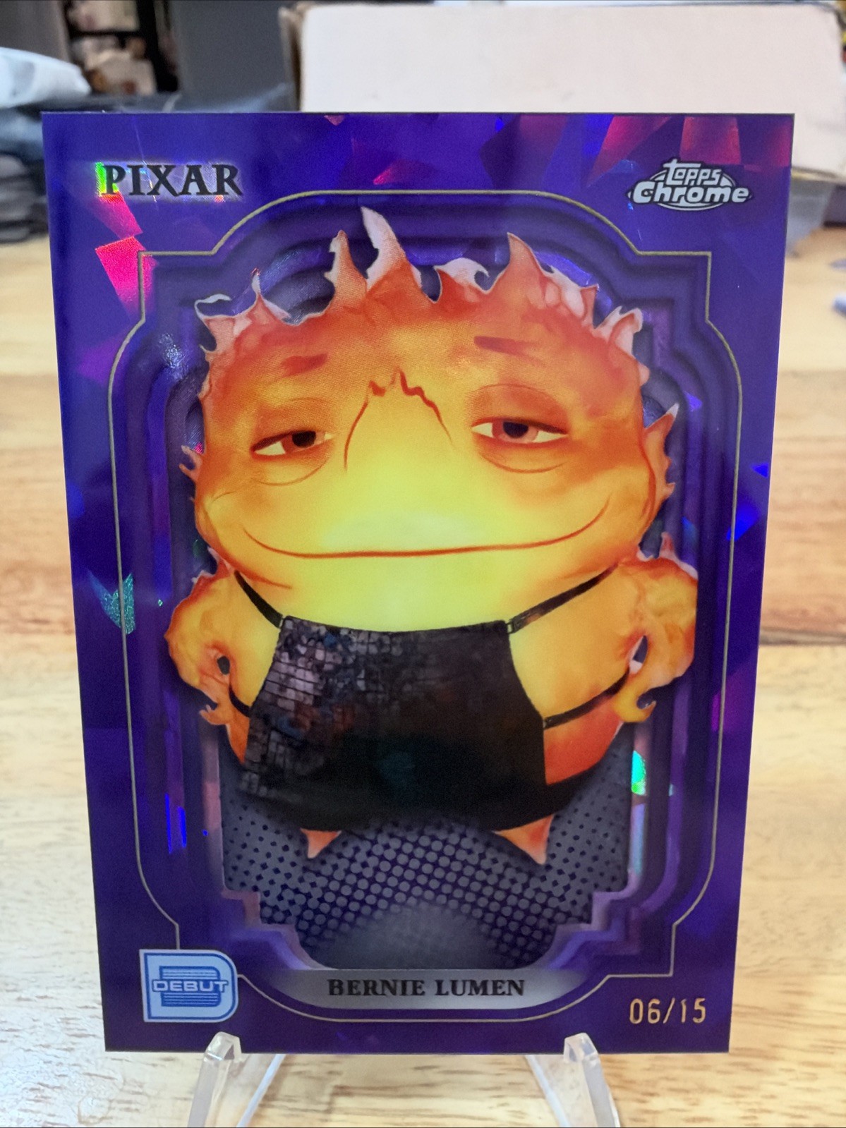 Bernie Lumen 2024 Topps Chrome Sapphire Edition Disney #59 Purple /15