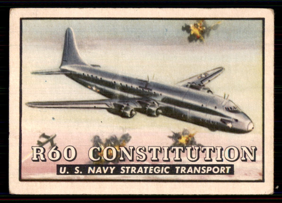 1952 Topps Wings #41 R60 Constitution U.S. Navy VG/EX