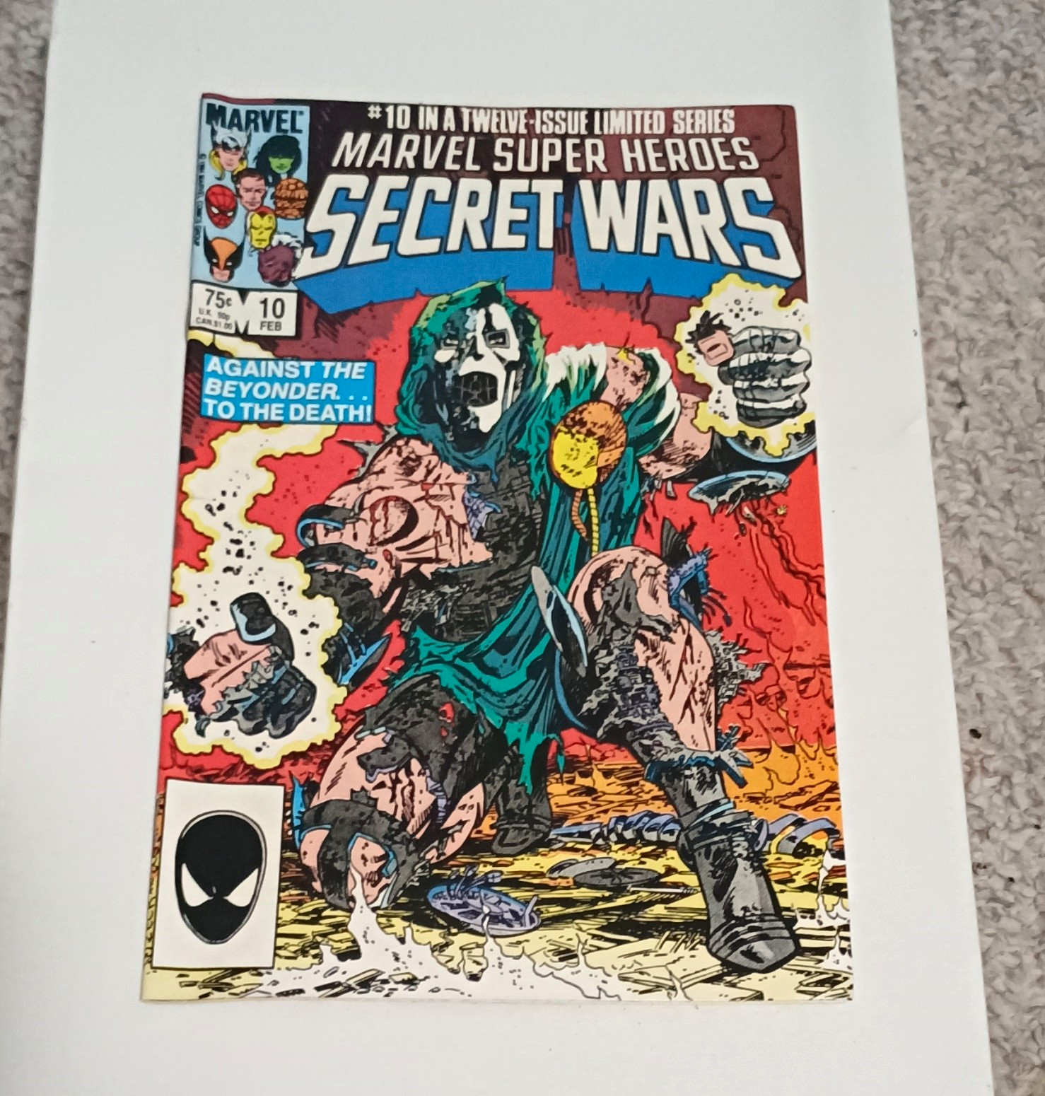 Marvel Secret Wars #10 Marvel Comics 1985 Copper Age Doctor Doom Jim Shooter