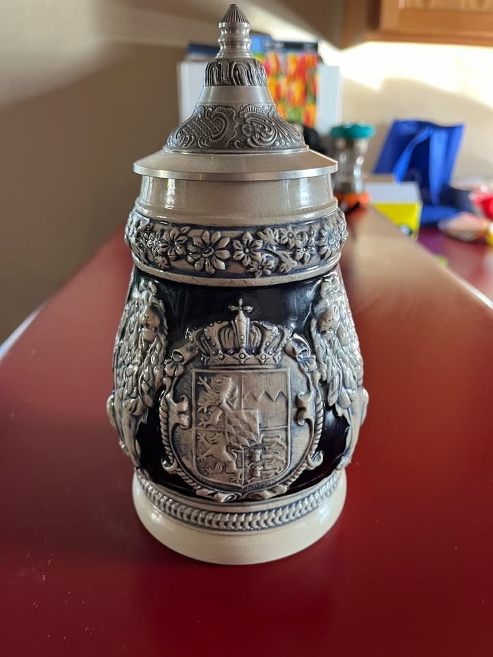 Zoller and Born Gray And Blue Lidded