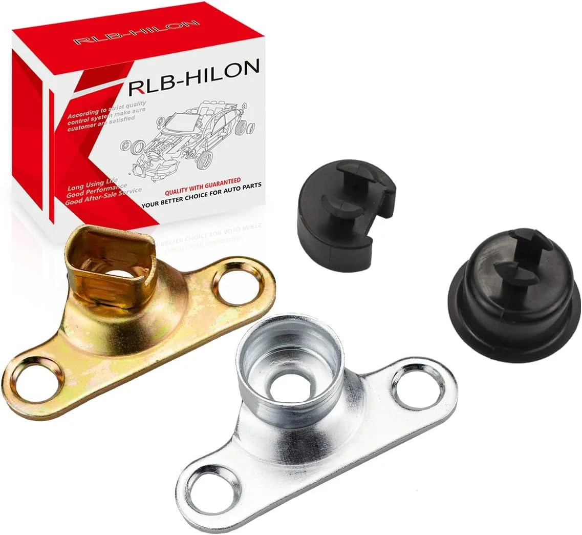Tailgate Hinge Body Mounted with Bushings | Compatible with Ford F150 F250 F350