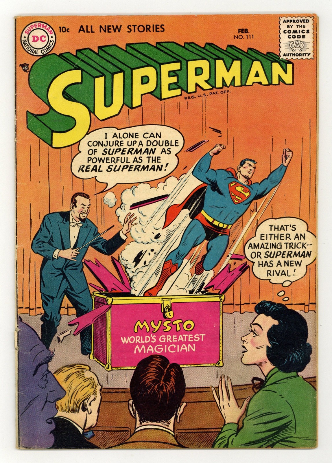 Superman #111 GD+ 2.5 1957