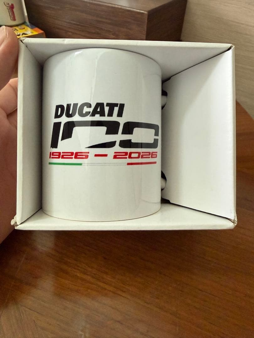 DUCATI 100th Anniversary Mug 1926-2026 Keychain