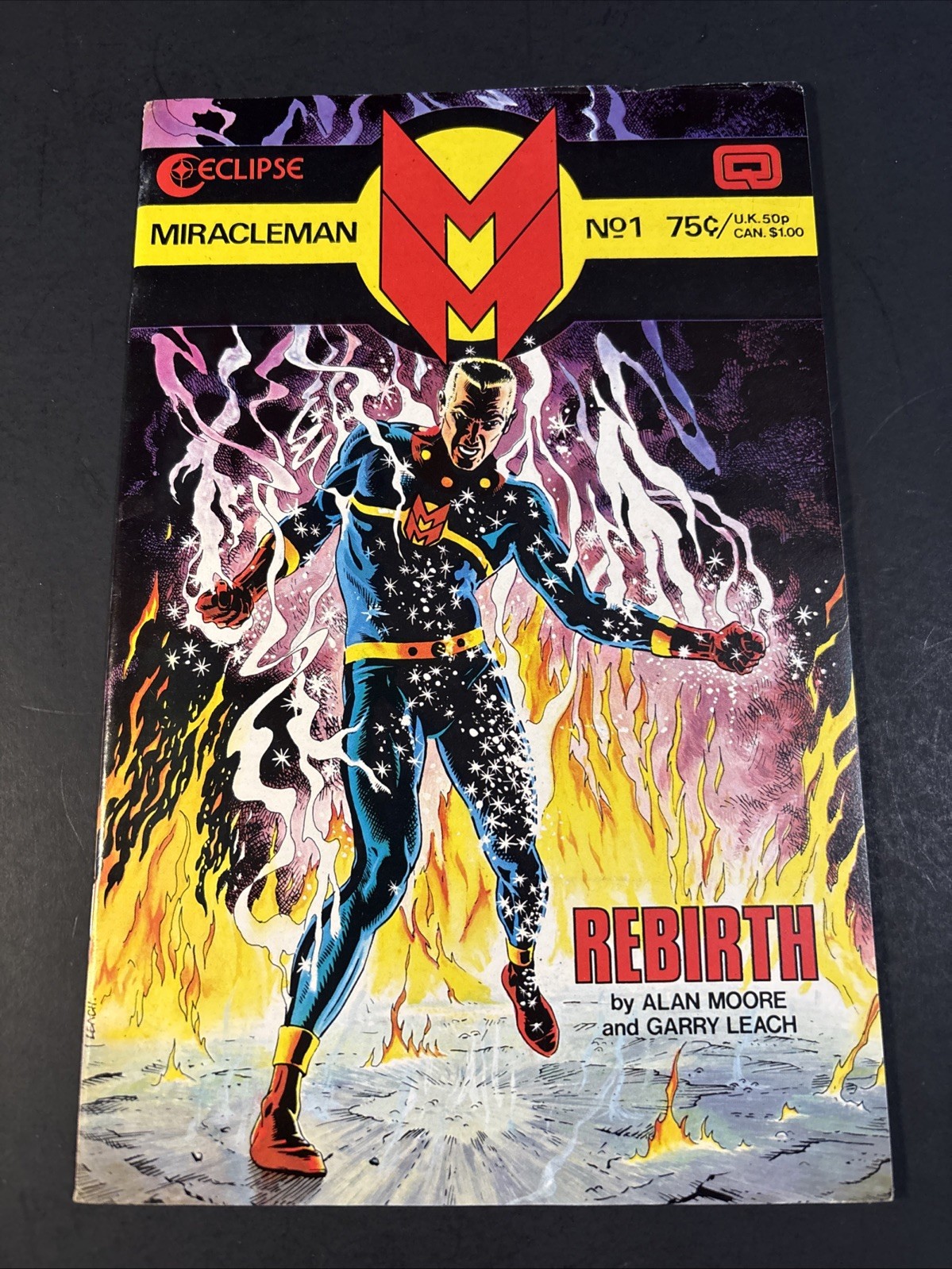 Vintage 1985 Eclipse Comics MIRACLEMAN #1 Alan Moore 1st Issue Key JL