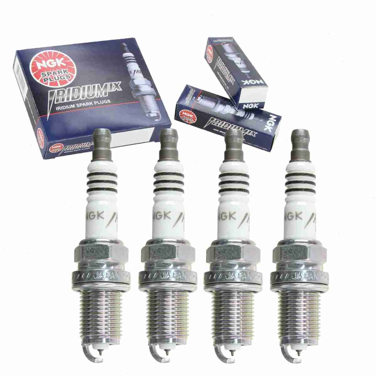 4 pc NGK Iridium IX Spark Plugs compatible with Volkswagen GTI 2.0L... Fast Ship
