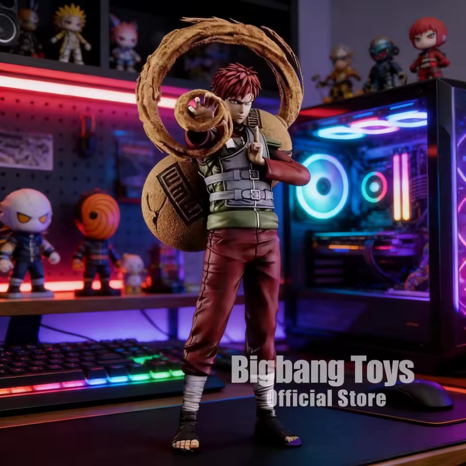 27CM Naruto Gaara GK PVC Anime Figure Collectible Model Statue Display