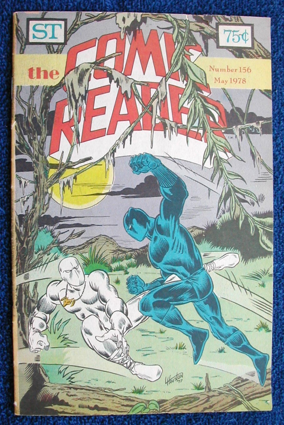 The Comic Reader Fanzine #156 1978- Black Panther cover BEAUTY Board and Bagged