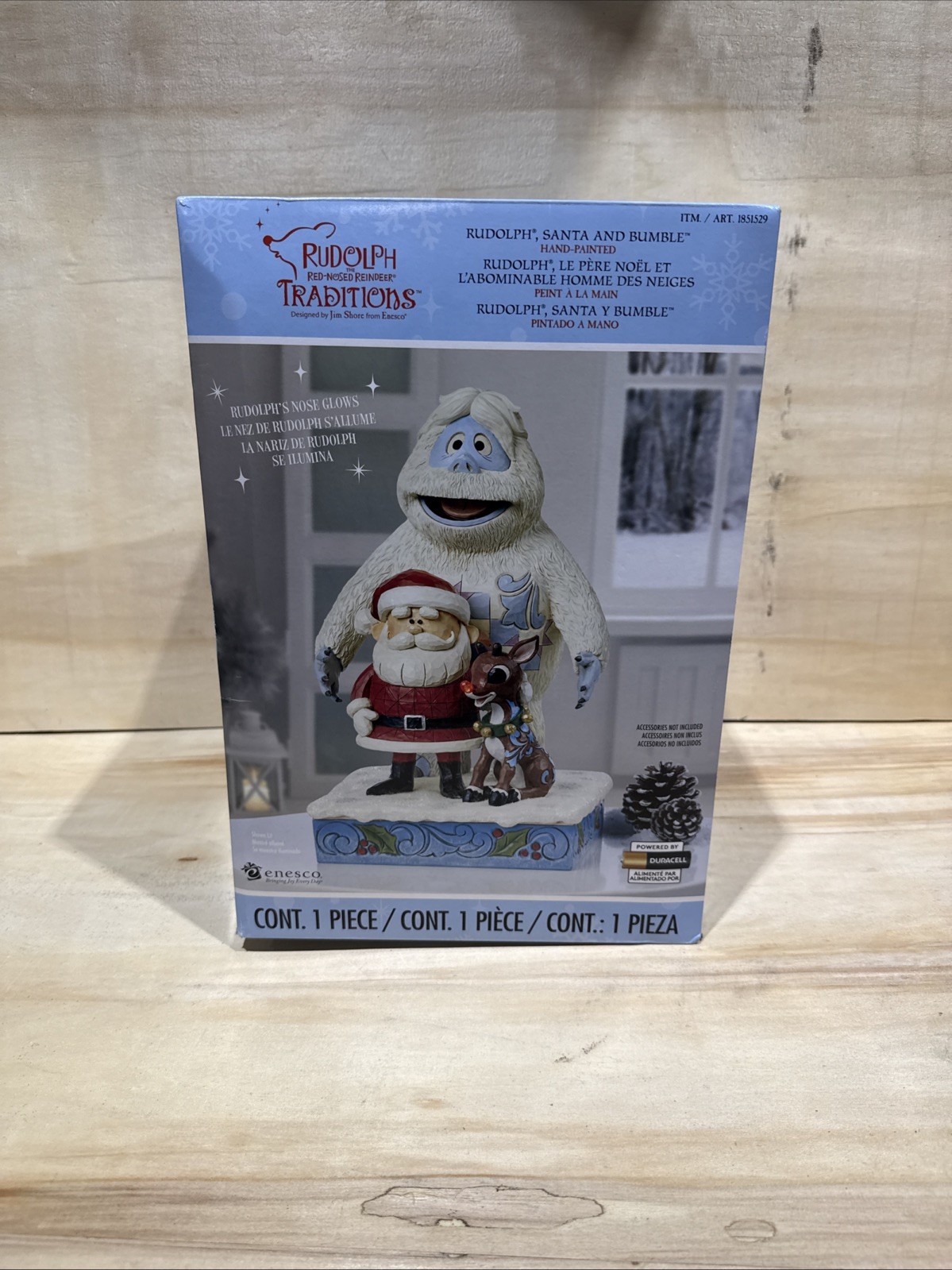 Brand New In Box Rudolph, Bumble and Santa by Jim Shore COSTCO Holiday Christmas
