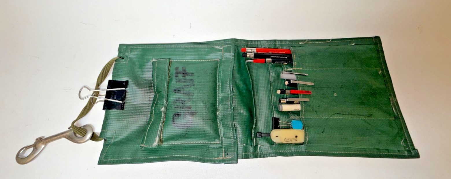 Vtg USAF C-130 Hercules Flight Kit Pouch, Skilcraft Lot, and Multiple Tools