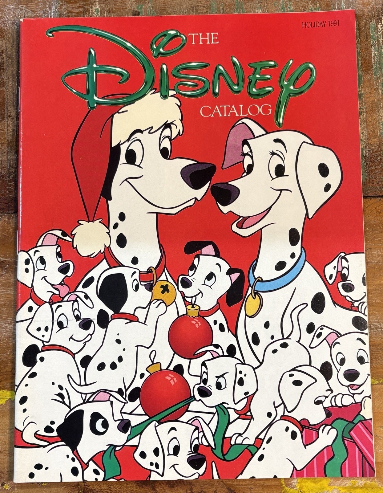 Vintage HOLIDAY 1991 THE Disney CATALOG w/ Order Form Gifts Apparel Dalmatians