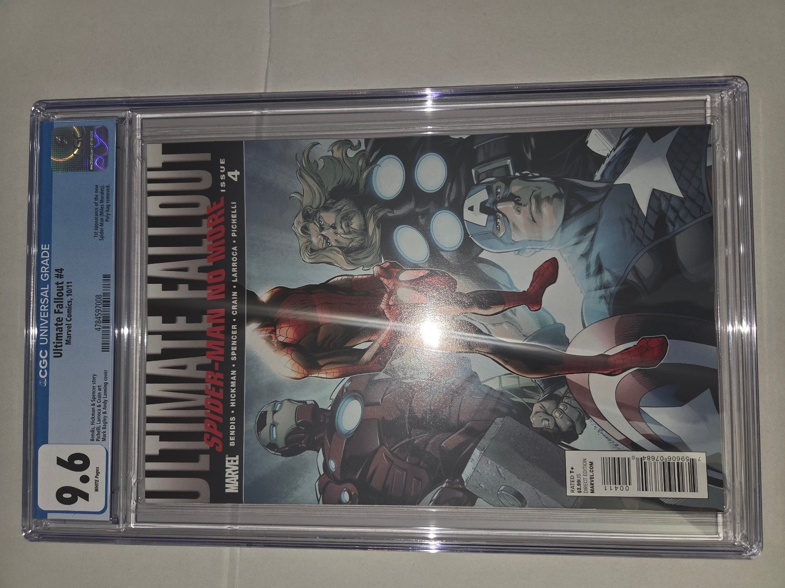 Ultimate Fallout #4 CGC 9.6 White Pages 1st Miles Morales Spider-Man