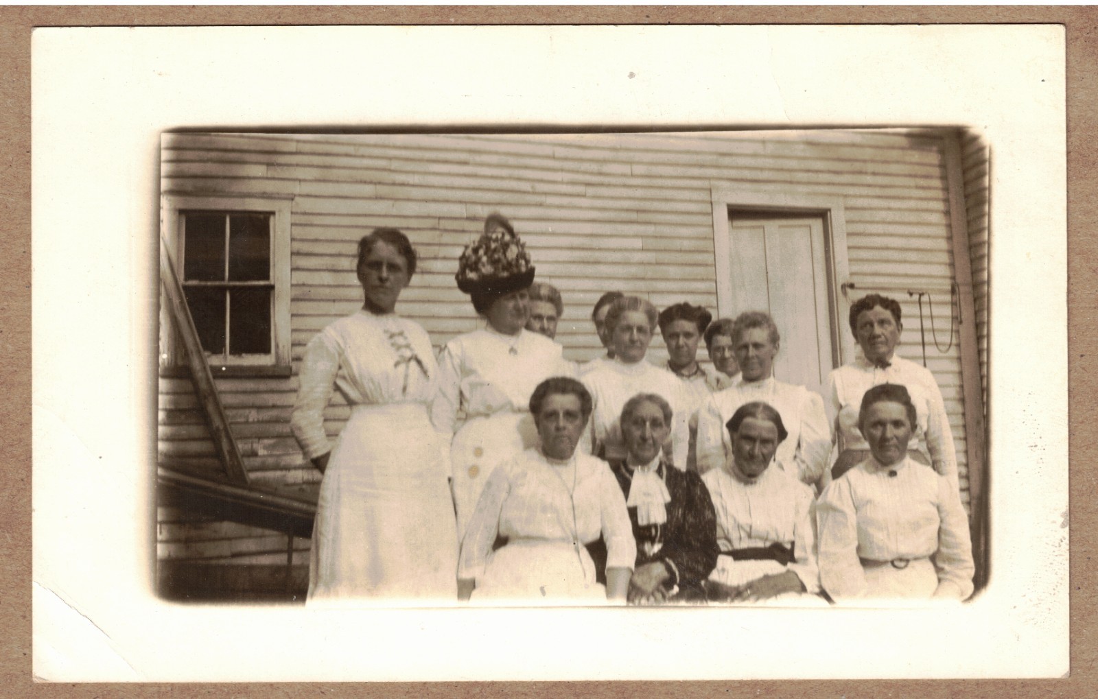 RPPC AZO 1904-1918 Nurses photo taken in rural Maine (PC26007)