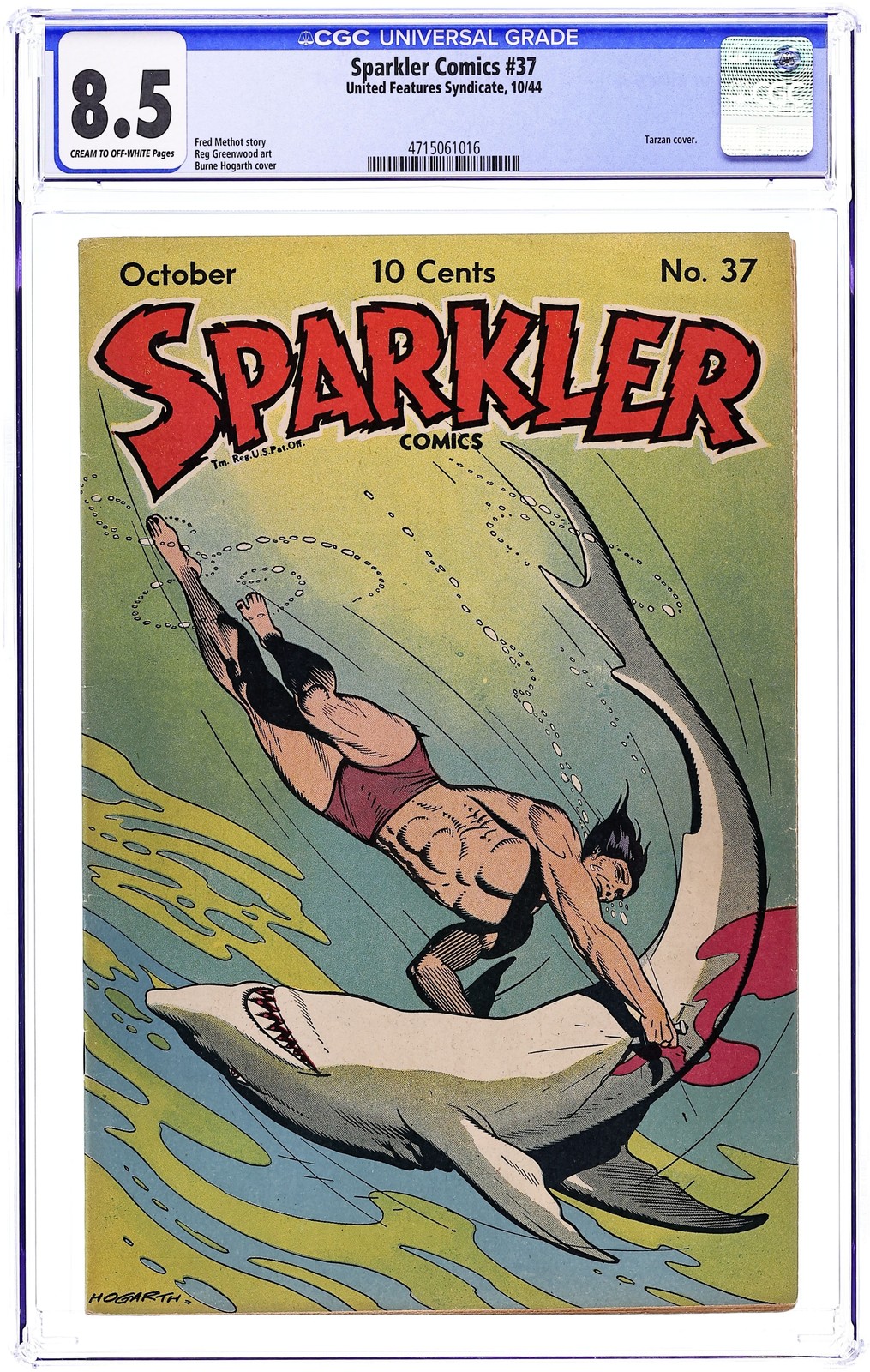 Sparkler Comics #37 CGC 8.5 1944 4715061016
