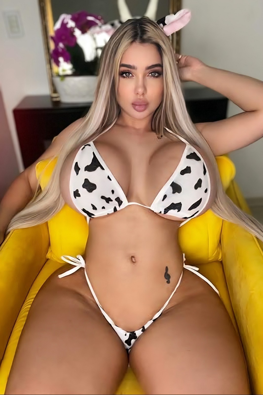 2 (Two) x Sexy Swimsuit Model High Quality Fine Glossy Photo Print 4x6 ARIANNA
