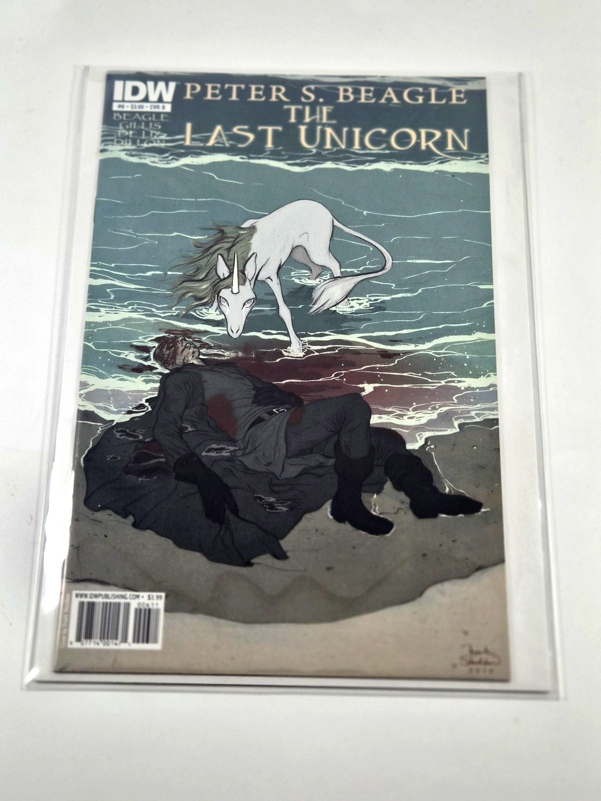 The Last Unicorn #6 B Cover 1:10 Variant 2010 IDW Peter S. Beagle