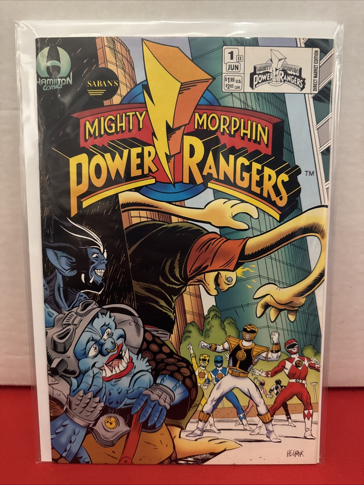 Saban’s Mighty Morphin Power Rangers #1 (1995) Hamilton Comics Direct Edition