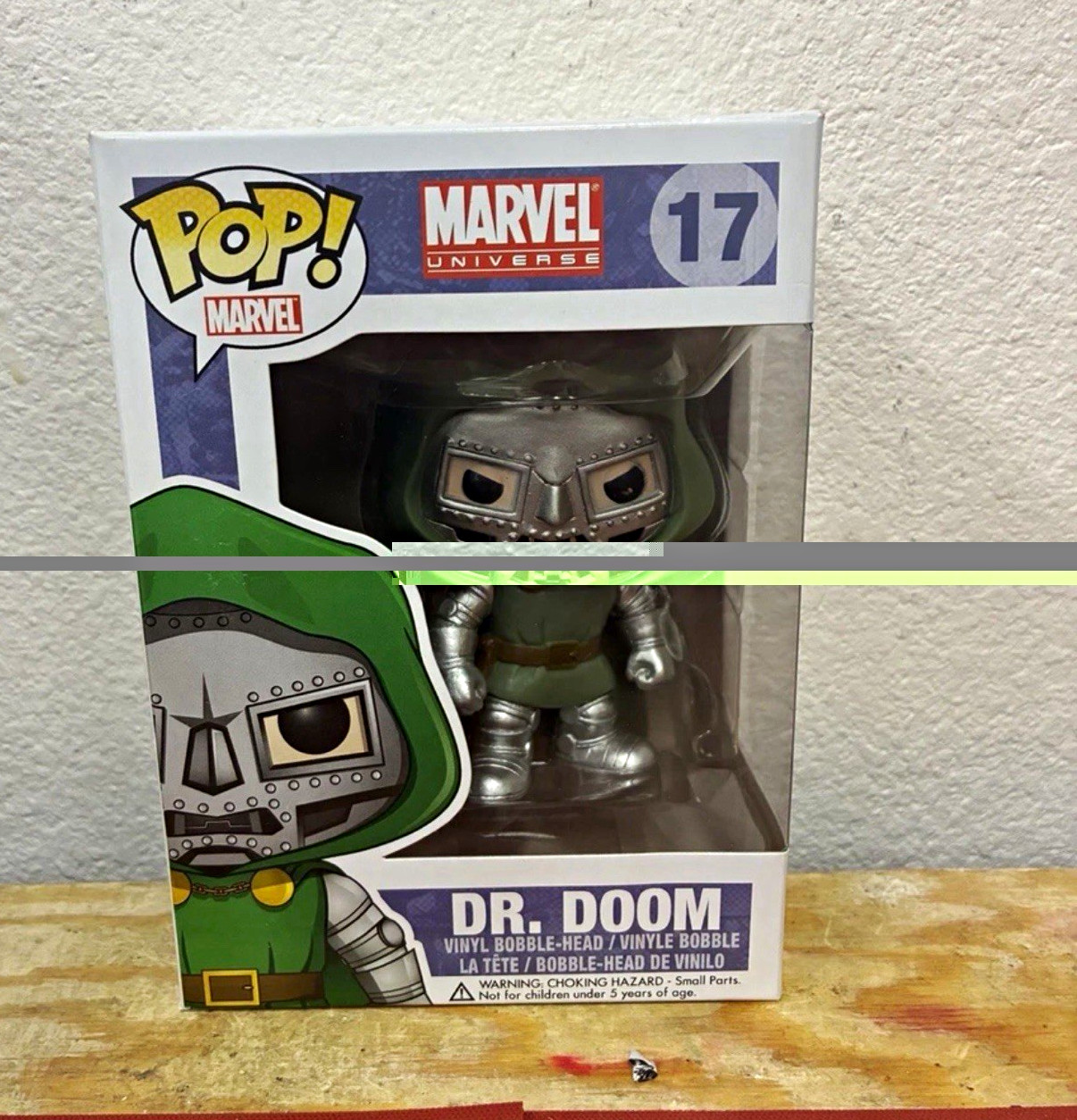 Funko Marvel Dr. Doom Pop Vinyl Bobble-Head #17 With Protector